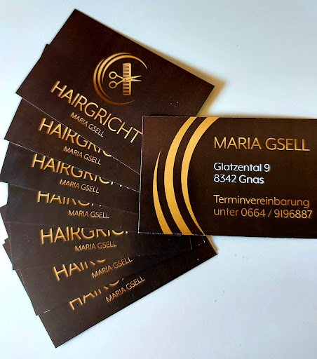 Friseur HAIRGRICHT Maria Gsell – Gnas